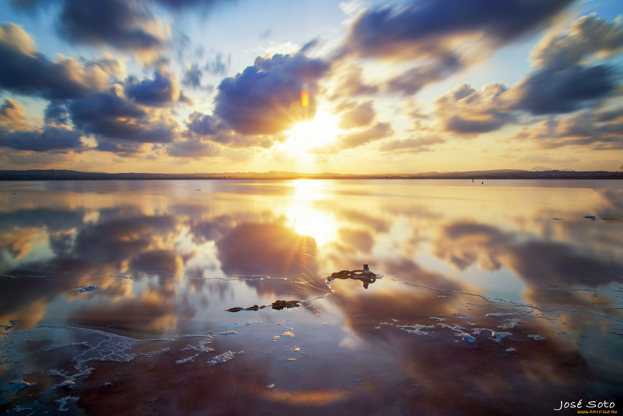 Красота воды закат